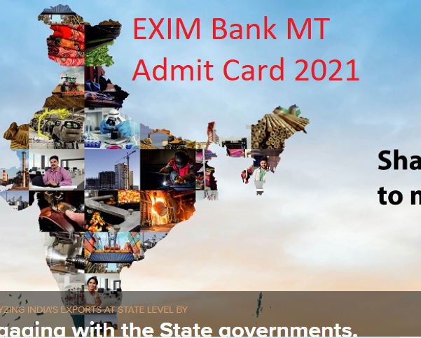 Exim Bank MT Admit Card