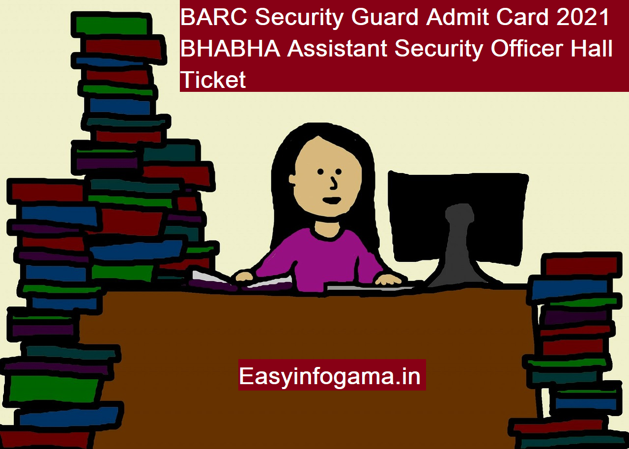 BARC Security Guard Admit Card