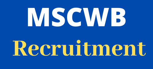MSCWB Conservancy Mazdoor Recruitment