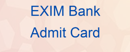 Exim Bank MT Admit Card 2021