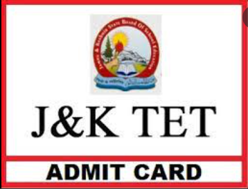 JK TET Admit Card