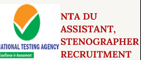NTA Stenographer Recruitment