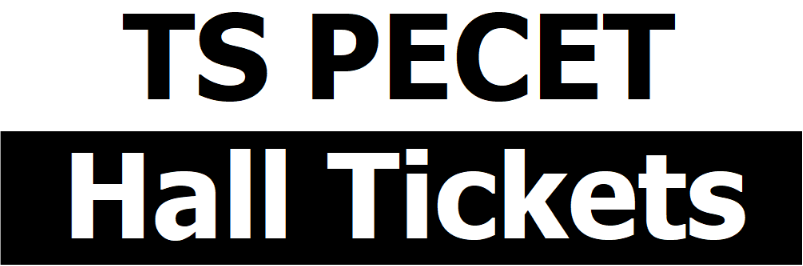 TS PECET हॉल टिकट