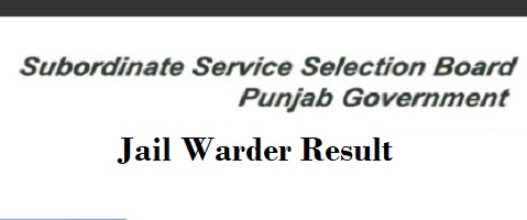 Punjab Police Jail Warder Result