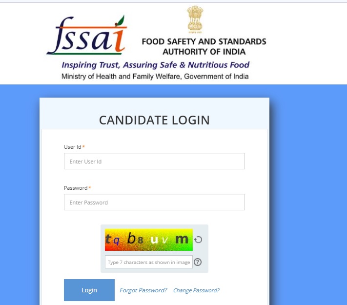 Download FSSAI India Written Exam Call letter 2022