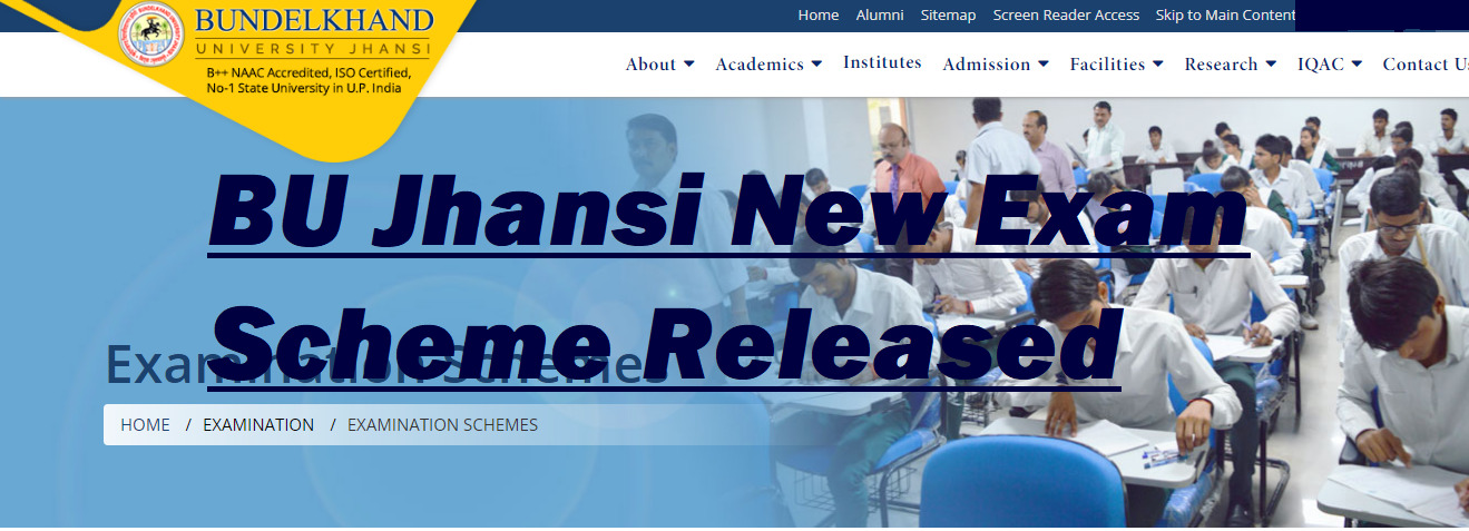 BU Jhansi Exam Scheme 2022 Released